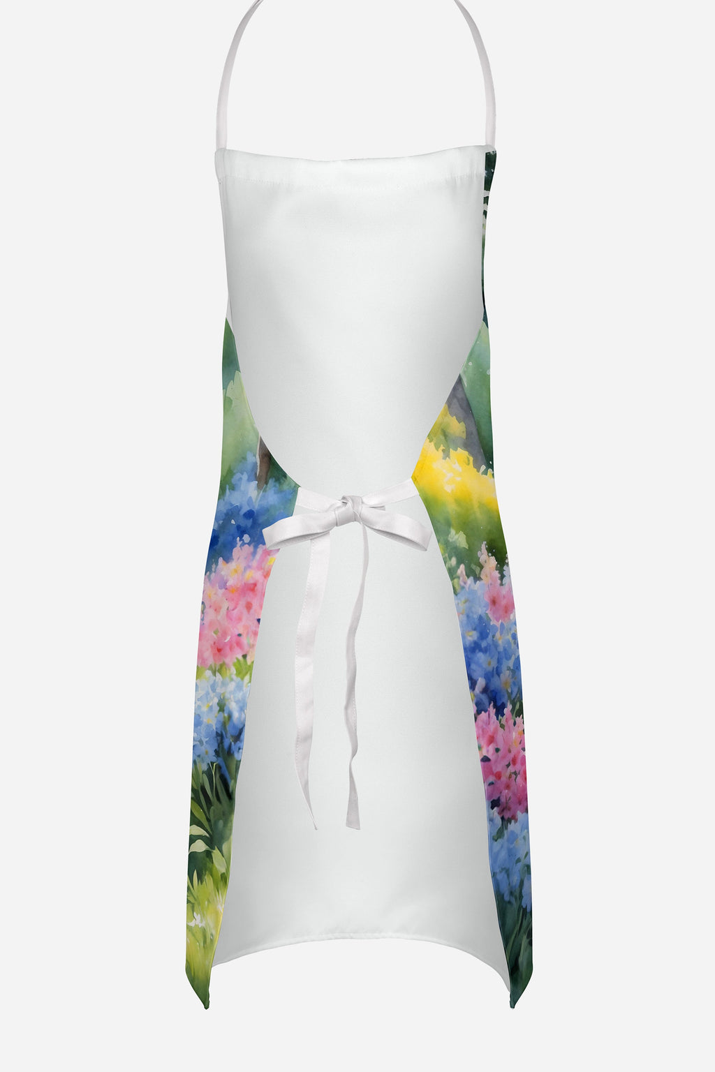 Alaskan Malamute Spring Garden Apron – Artist-Designed Kitchen, BBQ & Craft Apron