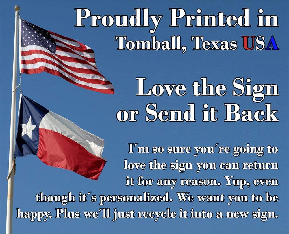 Personalized - Garden Decor - Metal Sign